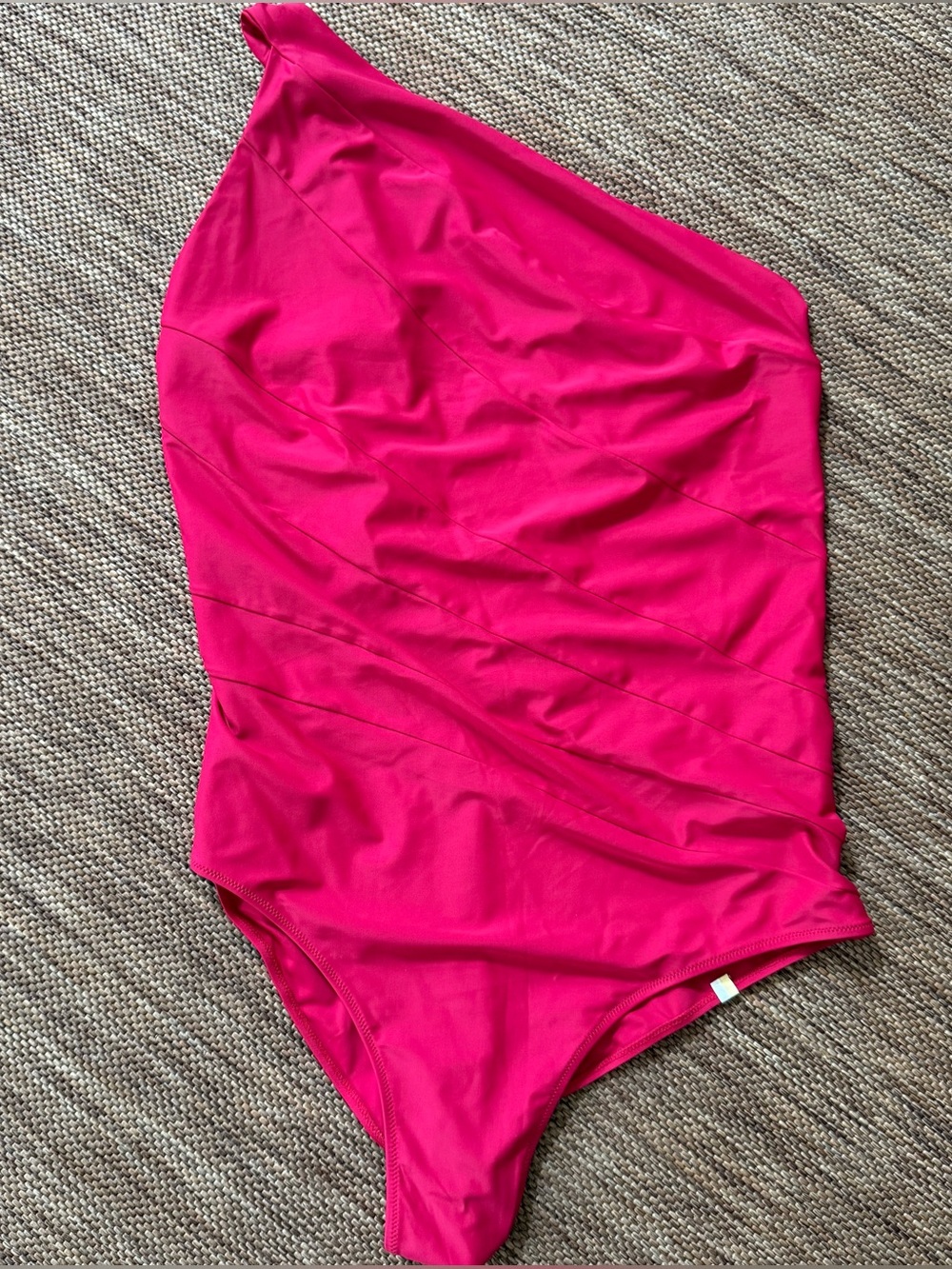 Summersalt The Sidestroke One Shoulder Swimsuit Pink Womens 20.